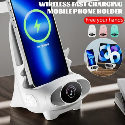 🔥Last Day Sale 60%🔥Mini Chair Wireless Fast Charger Multifunctional Phone Holder