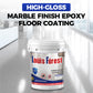 High-Gloss Marble Finish Epoxy Floor Coating