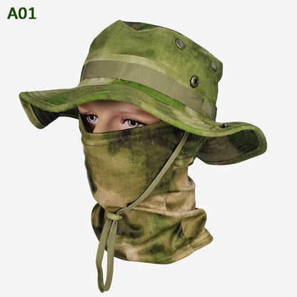 ⏳ Limited time 50% off! 💥2-in-1 Camouflage Fishing Hat and Mask Neck Wrap（The more you buy, the higher the discount）