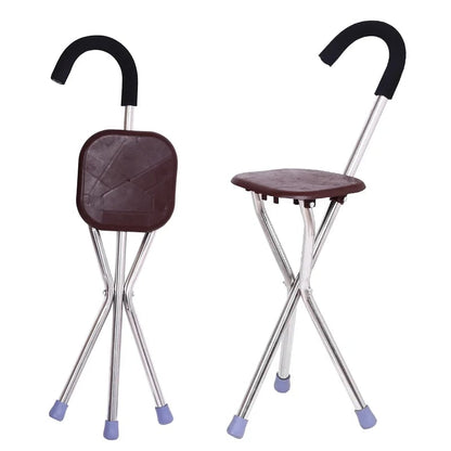 2024 New Design Elderly Crutch Stool