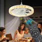 🔥58% Off Hot Sale 🚀2-in-1 Mute Adjustable Fan Light with Remote Control