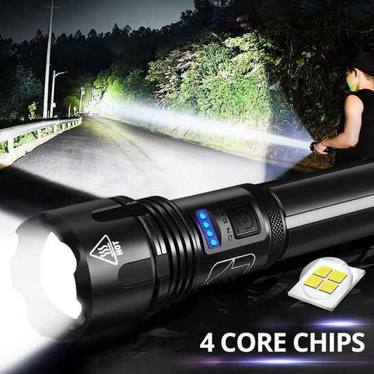 🔥50%OFF🔥Super Bright Zoom USB Flashlight🔦