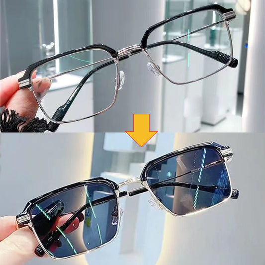 🔥HOT SALE 49% OFF🔥Fashionable Anti-blue Light Square Myopic Glasses