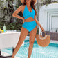🌷Holiday Sale 50% OFF🏝️👙Tummy Control Bathing Suits Modest High Waisted Bikini Sets