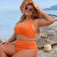 🌷Holiday Sale 50% OFF🏝️👙Tummy Control Bathing Suits Modest High Waisted Bikini Sets