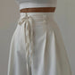Women’s Solid Color High-Waist Straight-Leg Pants