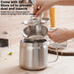 💥HOT SALE 2025💥2-in-1 304 Stainless Steel Multifunctional Oil Strainer Pot