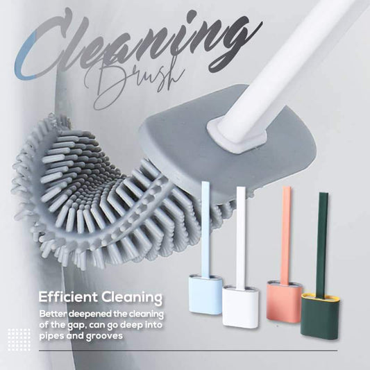 Bathroom Toilet Cleaning Brush And Holder Set（50% OFF）