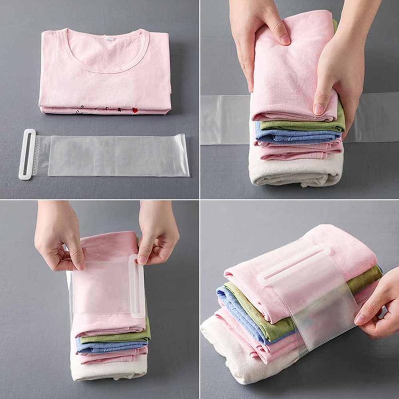 Self-adhesive Household Shirt Pants Storage Roll Bande-5