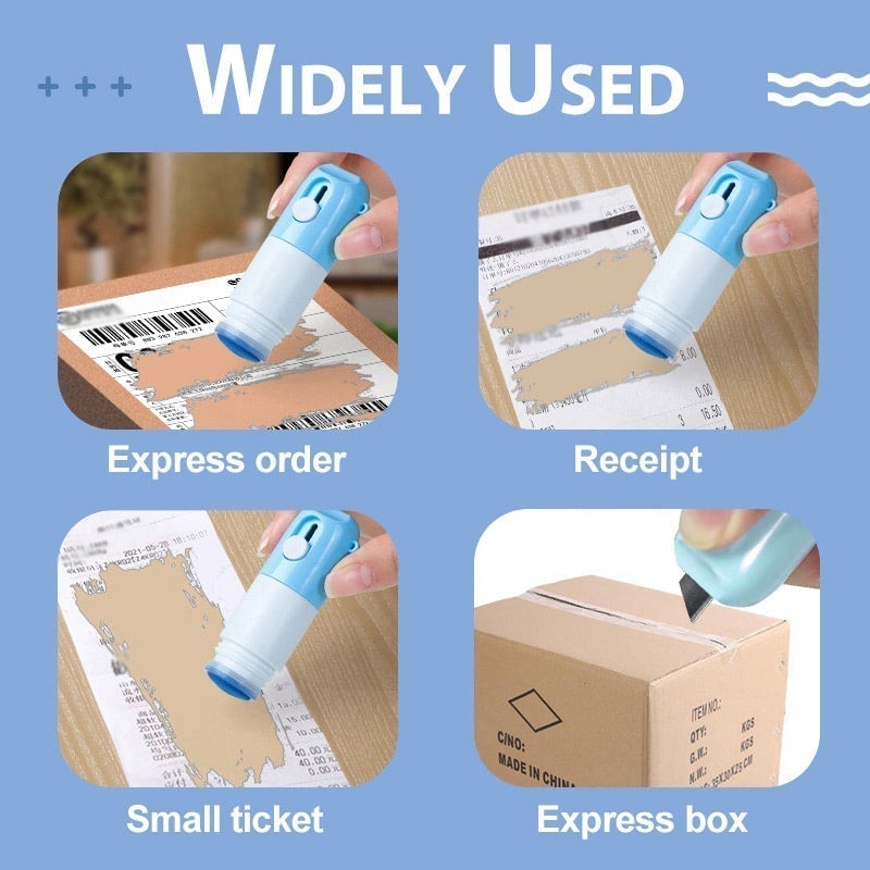 Thermal Paper Correction Fluid with Unboxing Knife-6