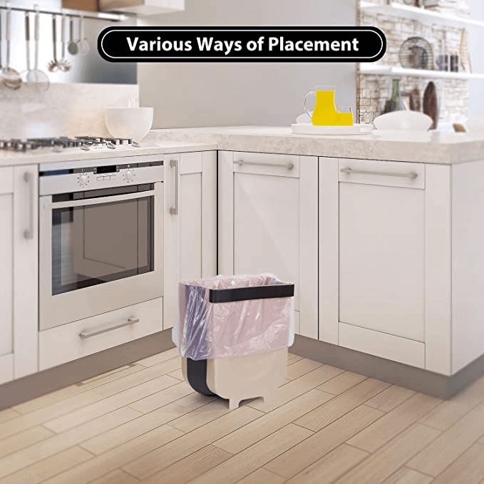 Wall-Mounted Foldable Trash Can-3