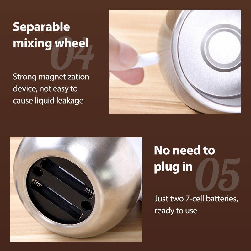 Stainless Steel Upgrade Magnetized Mixing Cup-4