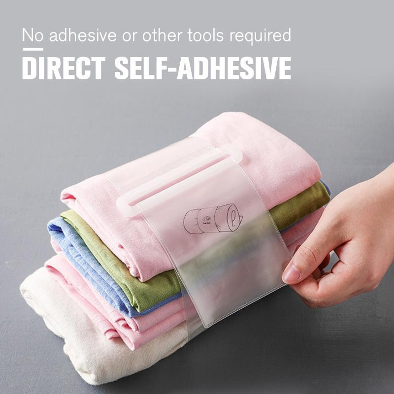 Self-adhesive Household Shirt Pants Storage Roll Bande-1