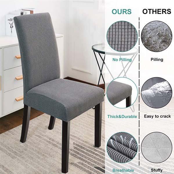 Waterproof Stretch Dining Room Chair Covers-3