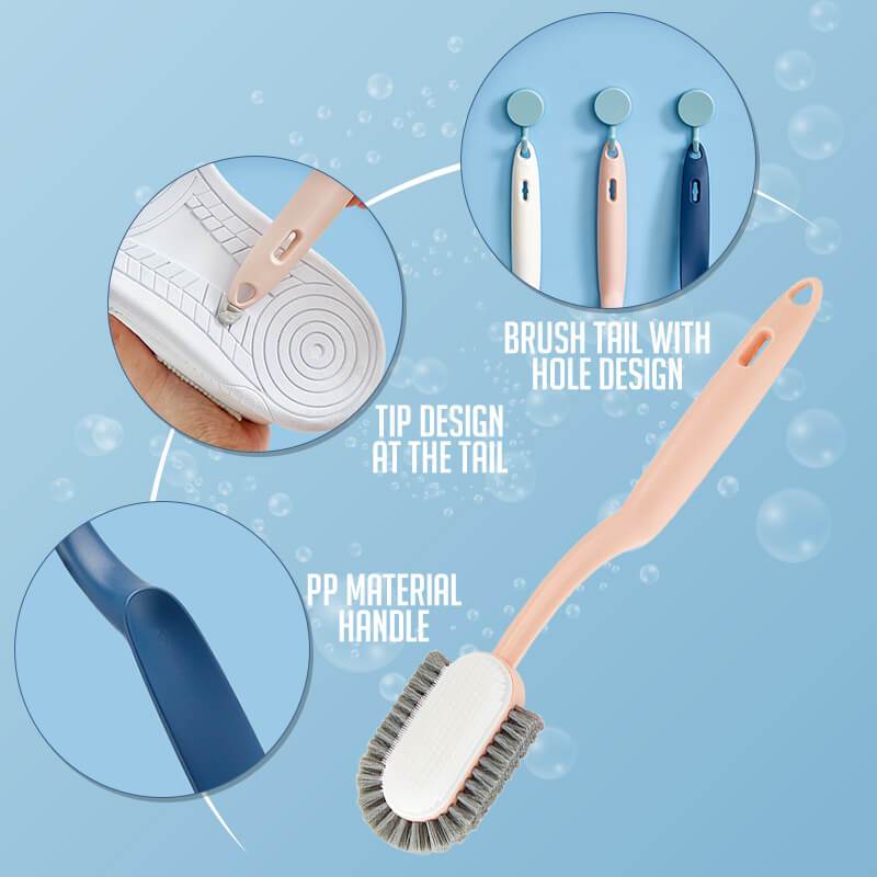 Multifunctional Long Handle Shoe Brush Cleaner-4