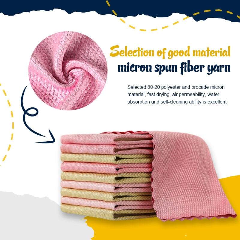 Wave Pattern Fish Scale Cloth Rag（50% OFF）-4