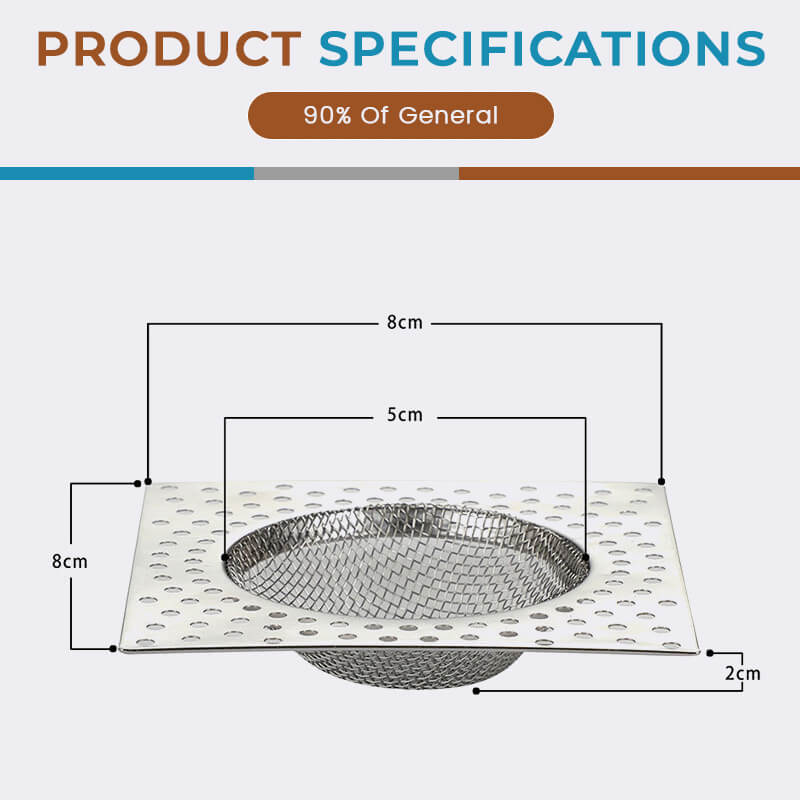 Stainless Steel Anti-Blocking Floor Drain Strainers (50% OFF)-6