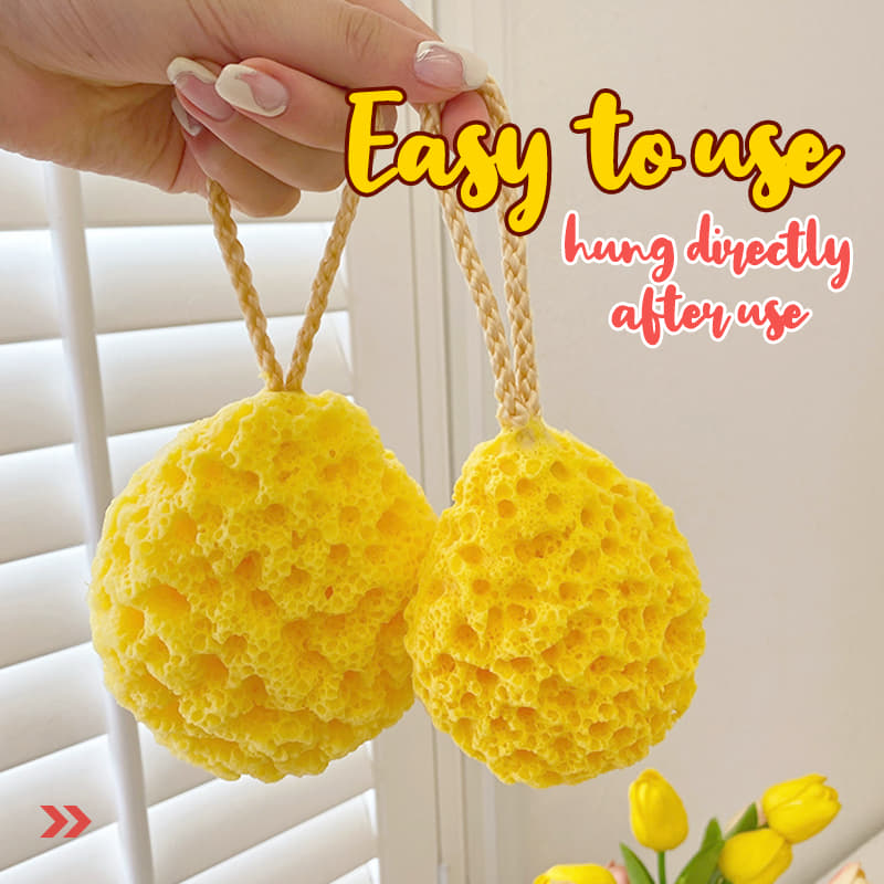 Honeycomb Sponge Bath Ball-5