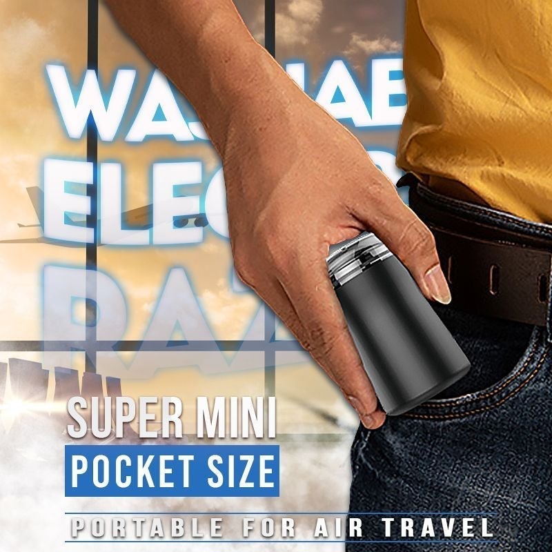 Pocket Size Washable Electric Razor-6