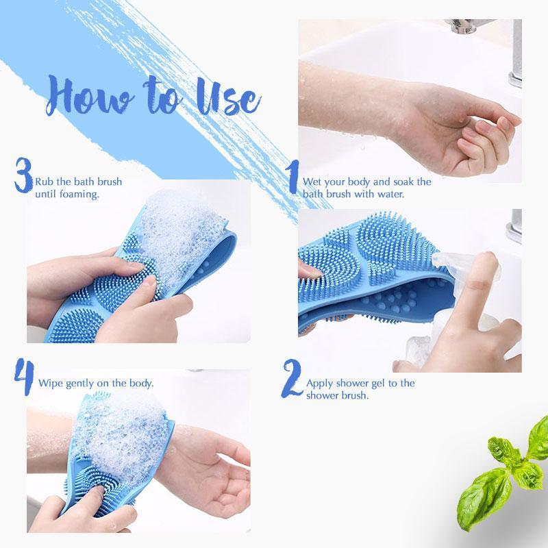 Extended silicone bath brush-3