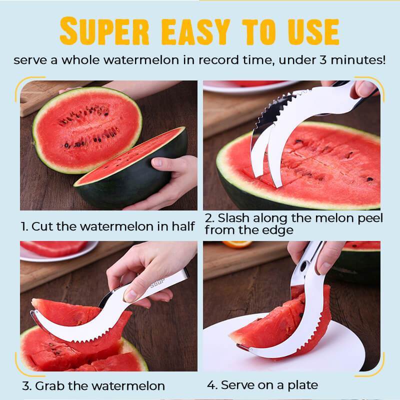 Stainless Steel Watermelon Cut Multi-function Slicer（40% OFF）-6