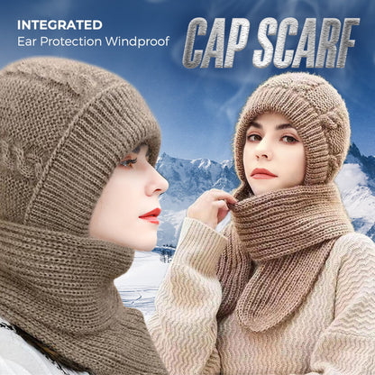 Integrated Ear Protection Windproof Cap Scarf（50% OFF）