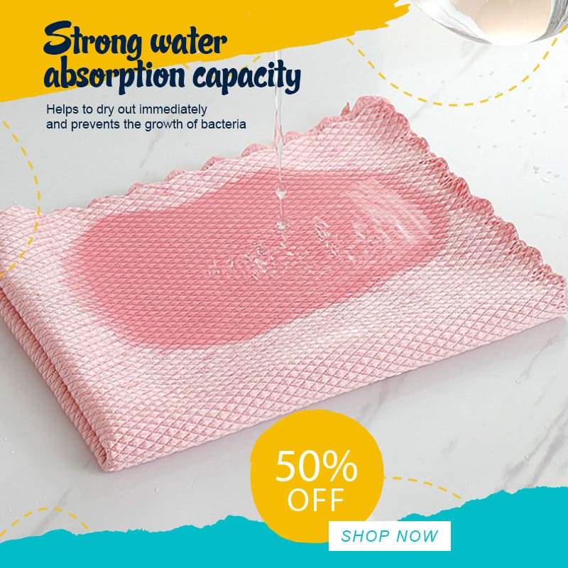 Wave Pattern Fish Scale Cloth Rag（50% OFF）-7