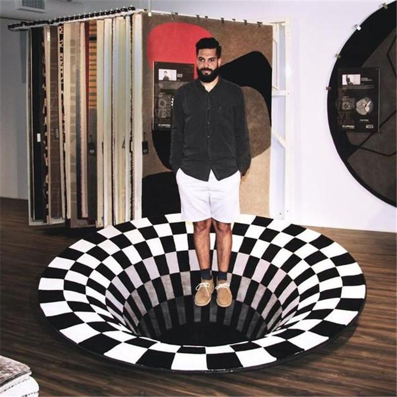 Vortex Illusion Rug