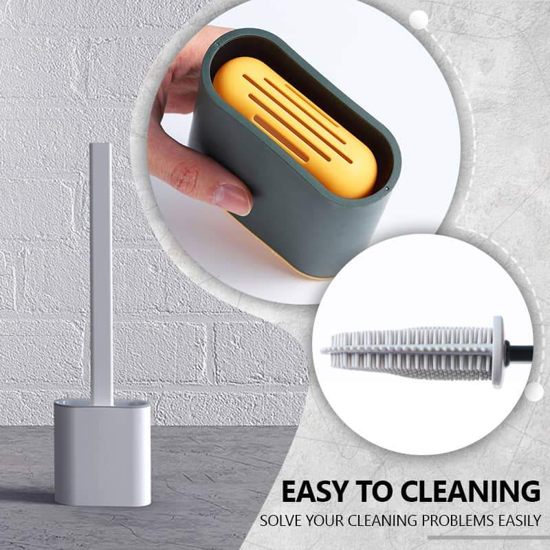 Bathroom Toilet Cleaning Brush And Holder Set（50% OFF）-2