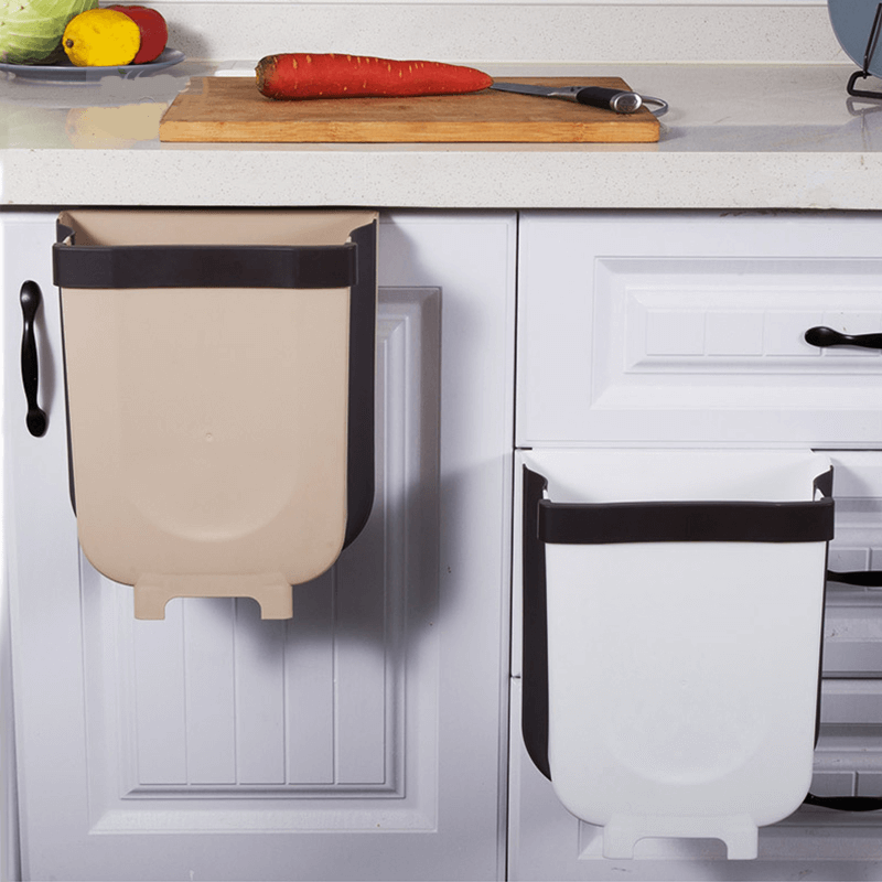 Wall-Mounted Foldable Trash Can-8