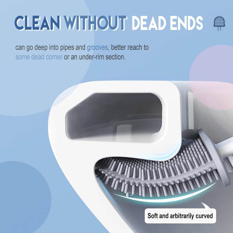 Bathroom Toilet Cleaning Brush And Holder Set-1