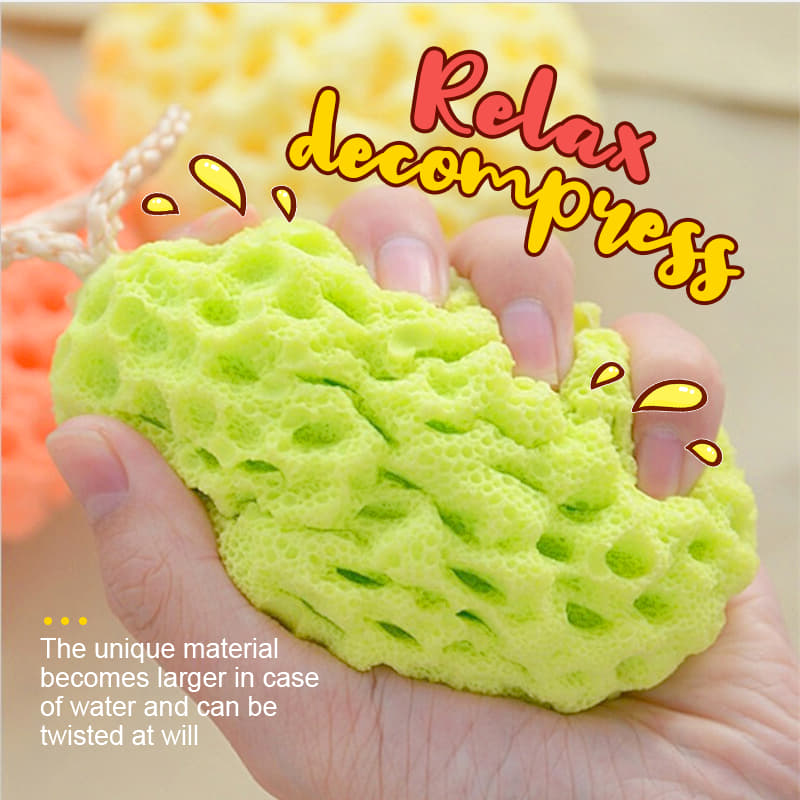 Honeycomb Sponge Bath Ball-4