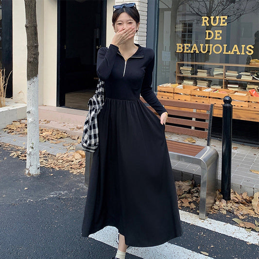 👗Black Long Sleeve Dress（Free Shipping）