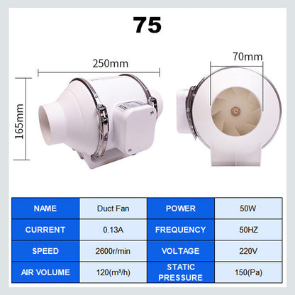 🔥Last Day Sale 49%🔥Pressurized Duct Fan✈️Free shipping on all styles📦